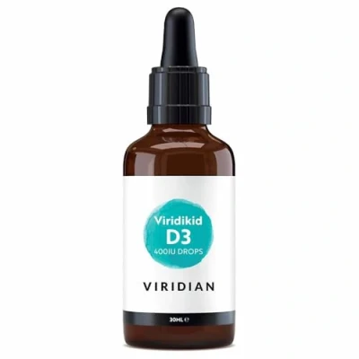 Imagen de Viridian Viridikid Liquid Vitamin D3 400UI Gotas de Vitamina 30 ml