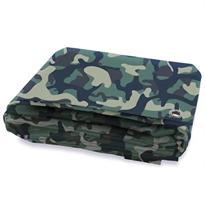 Imagen de KARAT lona impermeable de camuflaje 100 g/m², lluvia para exteriores, base tienda campaña, camping, construcción, madera, jardín, protectora, con