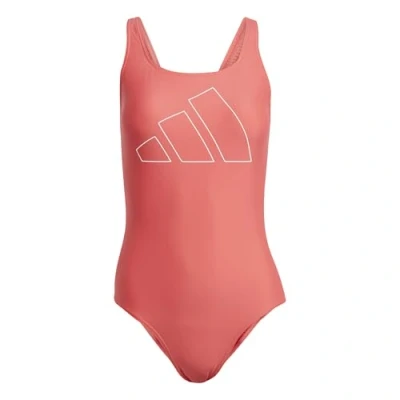Imagen de adidas Traje de baño para Mujer Big Bars X Back 34, Semi Lucid Red/White, 62