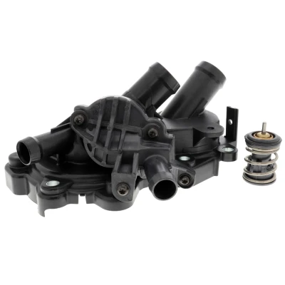 Imagen de VEMO V15 99 2112 Caja del termostato con juntas, sin bomba de agua VOLKSWAGEN: Polo V Hatchback, SEAT: Ibiza 4