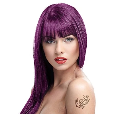 Imagen de X2 Tinte Capilar Semi Permanente Crazy Color 100ml (Aubergine Berenjena)