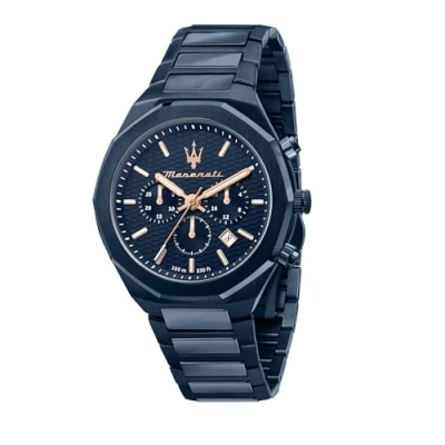 Imagen de Maserati Stile Reloj Hombre, Cronógrafo, De Cuarzo 45 mm