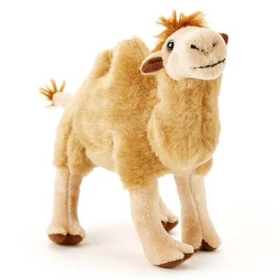 Imagen de Peluche de para niños, Parte la colección Animales Safari, niños (16 cm Longitud) (Camello bactriano)