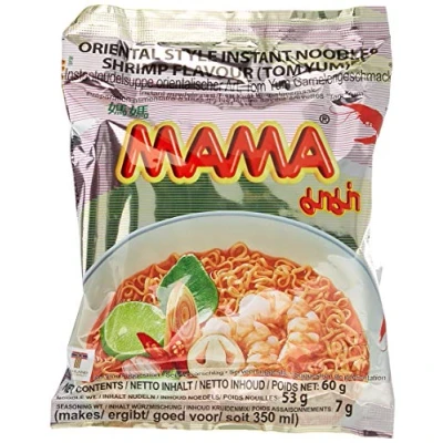Imagen de Mama Instant Pasta, Gamba Tom Yum, 24 unidades) (24 x 60 g)