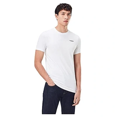 Imagen de G STAR RAW Slim Base T Shirt, Camisetas para Hombre, Blanco (white D19070 C723 110), XS