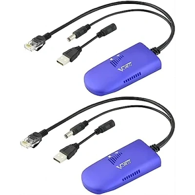 Imagen de VONETS Puente WiFi/Repetidor de señal 2,4GHz/WiFi Hotspot Extender Booster/WiFi Ethernet Bridge/RJ45 a WiFi para DVR, PS3, Impresora Red, PLC, Dispositivo Red IoT VAP11G 300 (2 Items)