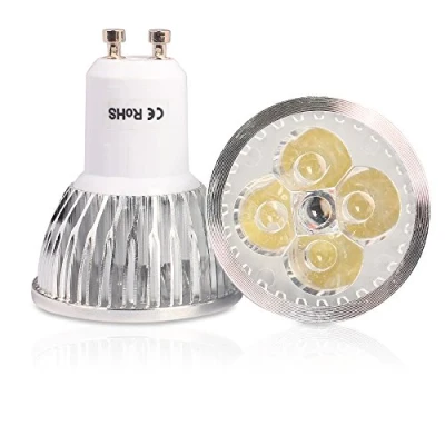 Imagen de Mengjay® 1 bombilla LED GU10 de 4 W, casquillo GU10, blanco cálido, foco AC 85 265 V