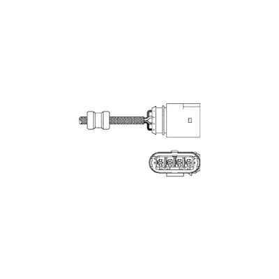 Imagen de DELPHI ES20168 12B1 Sonda lambda plana, térmico SEAT: Leon I Hatchback, Ibiza 3, Toledo 2 Limousine, AUDI: A3 A4 B6 Berlina, TT Coupé