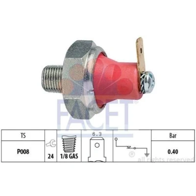 Imagen de FACET 7.0094 Sensor de Presión Aceite 1/8 GAS Made in Italy OE Equivalent