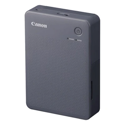 Imagen de Canon Impresora de Fotos portátil SELPHY QX20, para Imprimir por conexión Wi Fi Desde tu Dispositivo. Sublimación Tinta, 2 tamaños Impresiones con Dorso Autoadhesivo y Carga USB C Negro