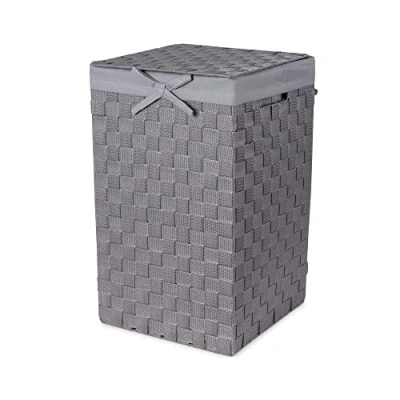 Imagen de Cesto pongotodo cuadrado, Modelo &quot;Stan&quot;, Color gris, Tamaño: 30 x 50 cm, RAN6890