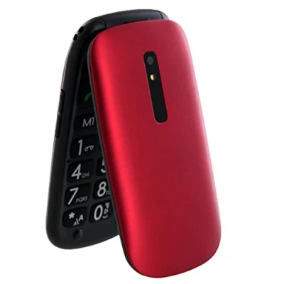 Imagen de Telefunken TM220 Móvil de Teclas Grandes (2.4&quot;) Color Rojo