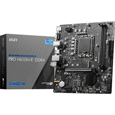 Imagen de MSI Placa Base 1700 PRO H610M E, DDR4