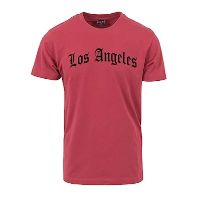 Imagen de Mister Tee LOS Angeles Wording Camiseta estampada, Hombre, Talla: XS, Ruby