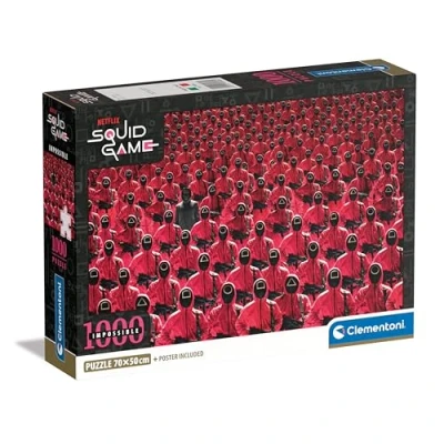 Imagen de Clementoni Games Netflix Squid Game 2 Puzzle De 1000 Piezas, Rompecabezas Adultos, Entretenimento, 39858, Multicolor
