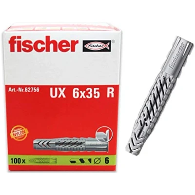 Imagen de fischer Taco Ux 6X35 R / (Caja de 100 Uds), 62756