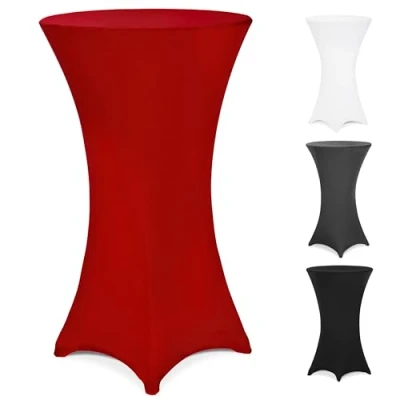Imagen de Funda elástica para mesa de pie bistro Burdeos Ø 60cm