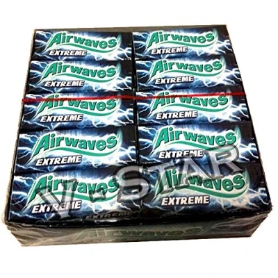 Imagen de AIRWAVES Menthol and Eucalyptus Sugar Free Chewing Gum 10 Pellets (Pack of 30)