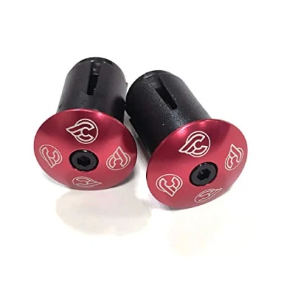 Imagen de Cinelli Bar End Expander Plugs Tapones de expansión Extremo Barra, Unisex Adulto, Rojo, Universal
