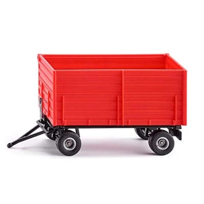 Imagen de SIKU 2898, Remolque de dos ejes, 1:32, Metal/Plástico, Rojo, Caja basculante