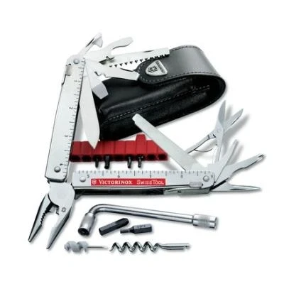 Imagen de Victorinox Swiss Tool X Plus Ratchet 38 Functions Tawny Leather Multitool