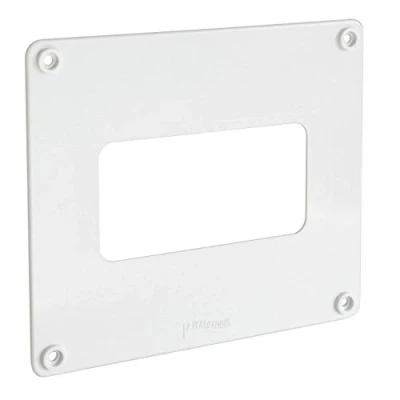 Imagen de La ventilación cf1916126b copriforo blanco de ABS para tubos rectangulares, 150 x 70 120 60 mm