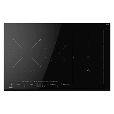 Imagen de Placa inducción Teka IZS 86630 MST, 6 zonas, Zona grande 28 cm, Función Power Plus, 80 Negro