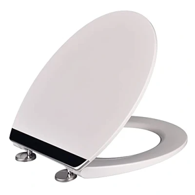 Imagen de Duroplast White Star Asiento de inodoro (bisagras ajustables, cierre rápido, descenso lento), color blanco