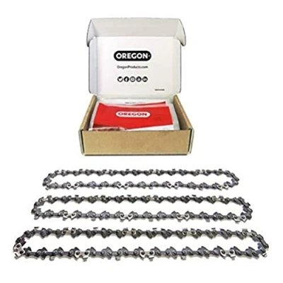 Imagen de Oregon Pack de 3 Cadenas Motosierra 3/8&quot; LP para Espadas 45 cm 62 Eslabones, 1.3mm Cadena bajo retroceso compatible con Husqvarna, McCulloch, Mac Allister y muchas más