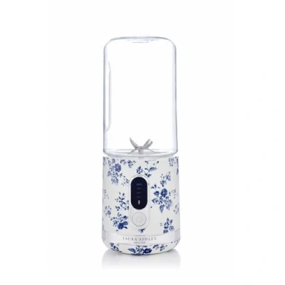 Imagen de Laura Ashley China Rose Licuadora Portatil con Botella de 450ml por VQ Batidora USB Recargable es Compacta, Potente y Perfecta para Cocina, Deporte, Viajes Oficina