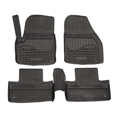 Imagen de Norm Liners Alfombrillas de Goma 3D para Coche, compatibles con Range Rover Evoque 2011 2018, Borde Aprox. 4 cm, Todas Las Condiciones climáticas, Piezas