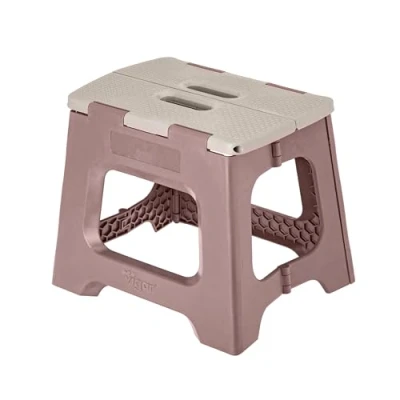 Imagen de VIGAR 27 cm Taburete Plegable Compact Raisin in The Sun Altura, Rosa Metalizado