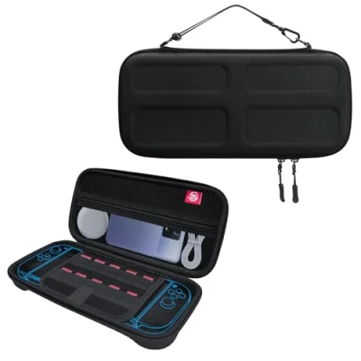 Imagen de Windfromort Funda Rígida Compatible con Nintendo Switch 2 (2025) Estuche de Viaje 10 Ranuras para Cartuchos Juego y Espacio Accesorios Protector Portátil