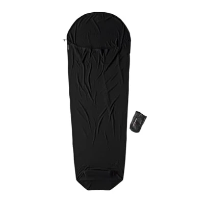 Imagen de Cocoon Saco de Dormir Merino Mummy Liner Lana Merino, Negro