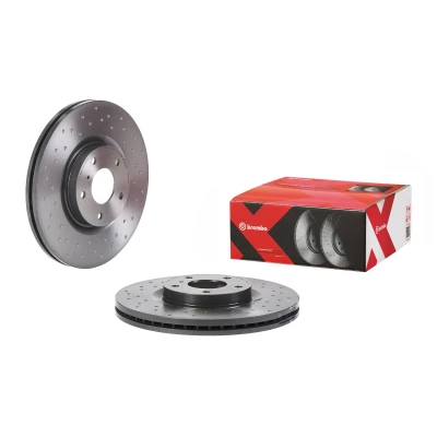 Imagen de BREMBO 09.B266.1X Disco de freno 320 28 5 perforado/ventil. int. revestido INFINITI: FX SUV, EX Hatchback, M Berlina, NISSAN: Murano I, II
