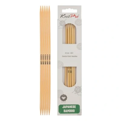 Imagen de Knit Pro K22128 Agujas de Tejer, Bambú, Naturaleza, 20 x 0.4 cm, 5 Unidades