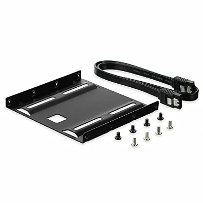 Imagen de EWENT KIT ADAPTADOR 2,5 A 3,5 SSD/HDD CON TORNILLOS Y CABLE DE 50CM SATA III