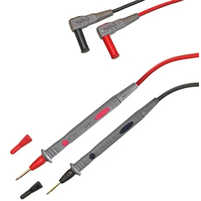 Imagen de Peak Tech 1 par flexible Multímetro de cables medición 120 cm, seguridad Juego prueba, 1000 V AC/DC; 10 A; CAT III/IV, pieza, TKS 8