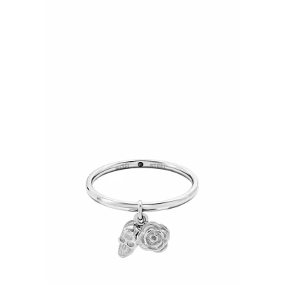 Imagen de Diesel Anillos de acero inoxidable para hombre, Tono plateado, 7
