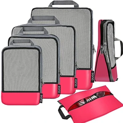 Imagen de Eono Organizadores de Viaje compresión expandibles, Impermeable Organizador Maleta, Cubos Embalaje, Compression Packing Cubes