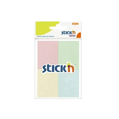 Imagen de Hopax Stick&#039;N 21090 Notas adhesivas (38 x 51 mm, 50 unidades), multicolor