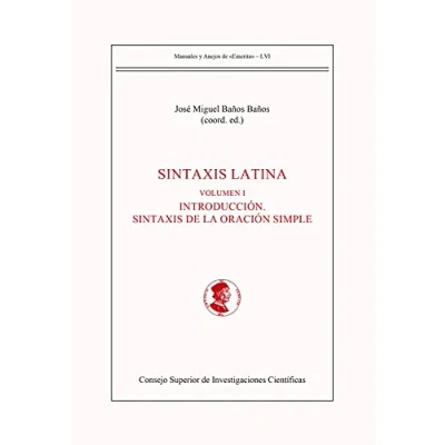 Imagen de Sintaxis latina 2Vols: 56 (Manuales y Anejos de Emerita)