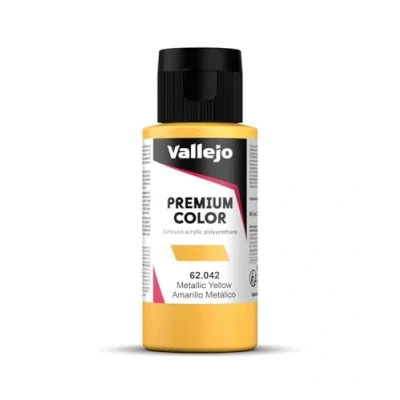Imagen de Vallejo PREMIUM Color 62042 Metallic Yellow (60ml)