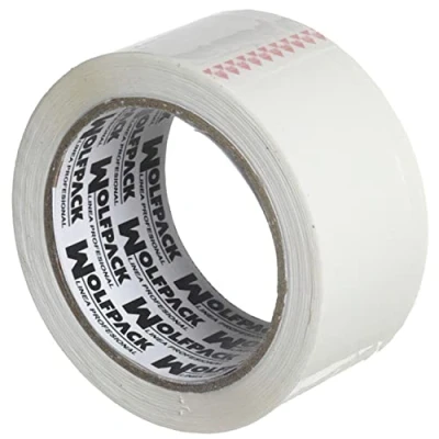Imagen de WOLFPACK LINEA PROFESIONAL Cinta Embalar Blanca 48 mm. x 66 m.