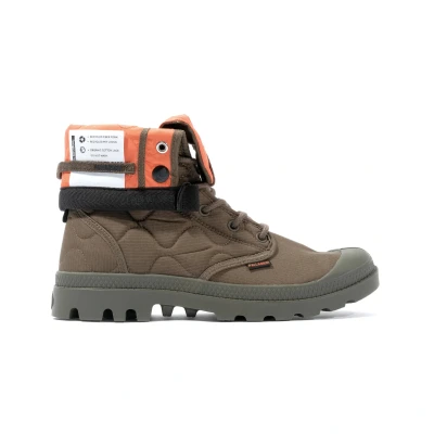 Imagen de Palladium Baggy Requilted Unisex Botines con cordones, Talla: 44, Olive night Zapatos