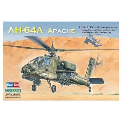 Imagen de HobbyBoss 87218 plástico del Modelo de Escala Kit 1:72 AH 64A Apache helicóptero Ataque