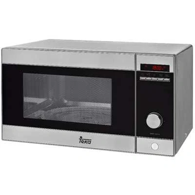 Imagen de Teka Independiente MWE 230 G Microondas 23 Litros con Grill, 5 Niveles y Potencia 800W/1000W, Color Acero Cristal Negro