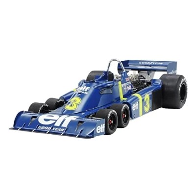 Imagen de Tamiya 12036 1:12 Tyrell P34 Six Wheeler con Piezas grabadas reproducción Fiel, modelismo, Kit de plástico, Hobby, encolado, Montaje, sin Pintar, Multicolor
