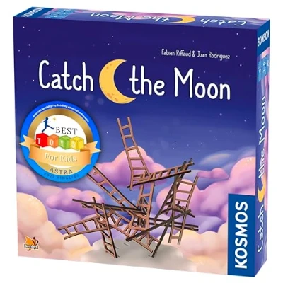 Imagen de Thames &amp; Kosmos Atrapa la Luna, Juego caprichoso de apilamiento escaleras, Juegos Familiares para Noche Juegos, Adultos y niños, 1 a 6 Jugadores, Partir 8 años