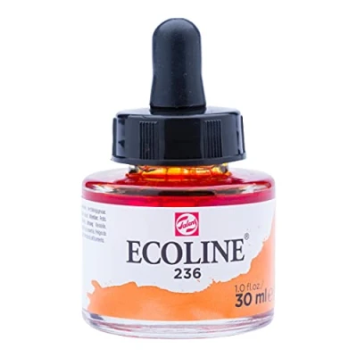 Imagen de Royal TALENS Ecoline Acuarela LIQUIDA 30ML Naranja Claro, Regular, 10